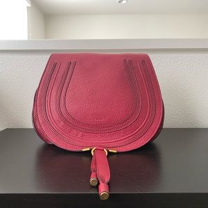 Chloe Medium Marcie in Peony Red